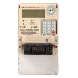 Keypad Single phase Prepaid Energy Meters with STS / IEC standard